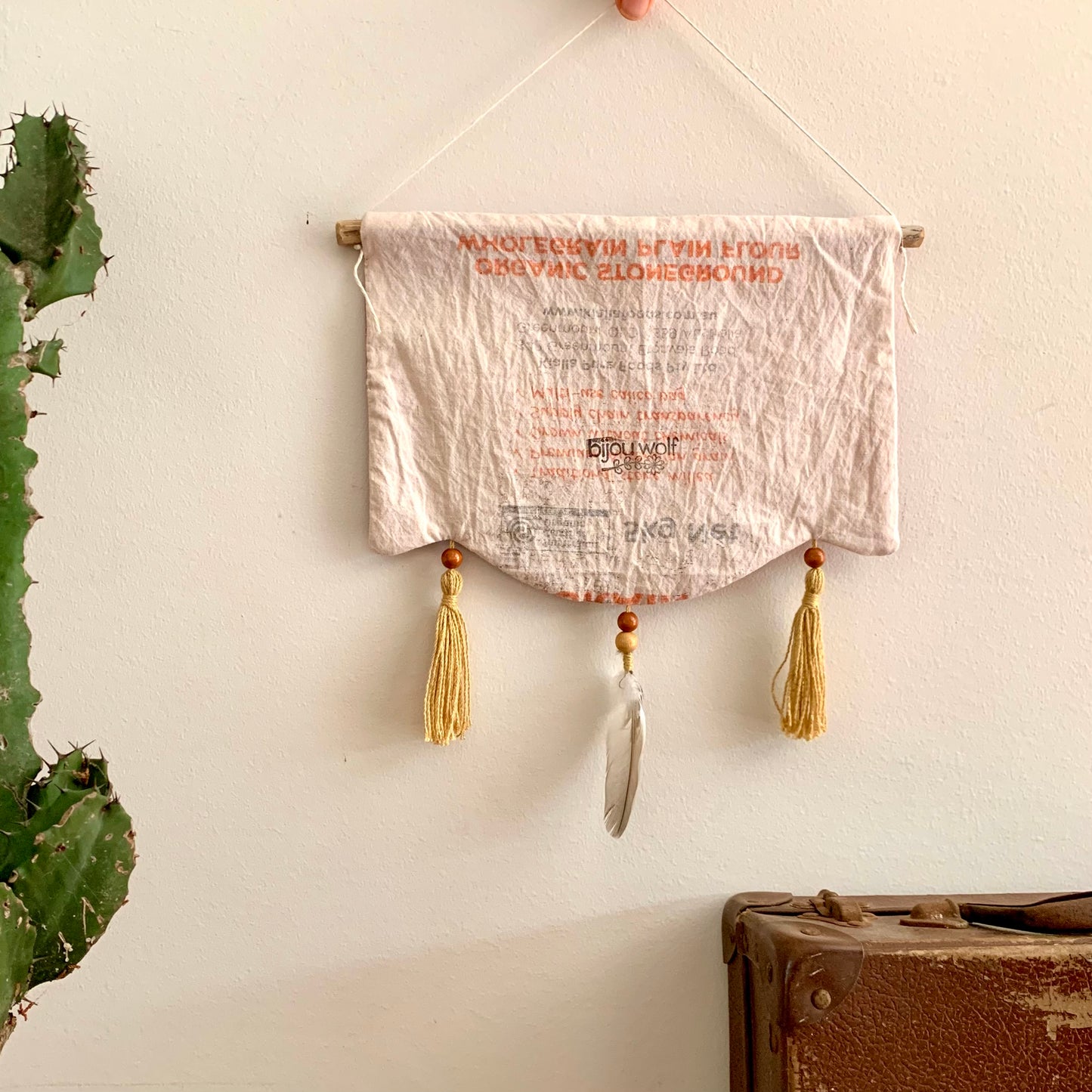 Lilac toned Soleil wall hanging