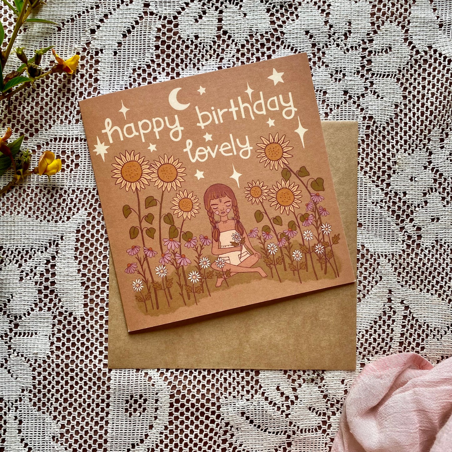 Happy birthday (updated version) lovely sunflower - blank card
