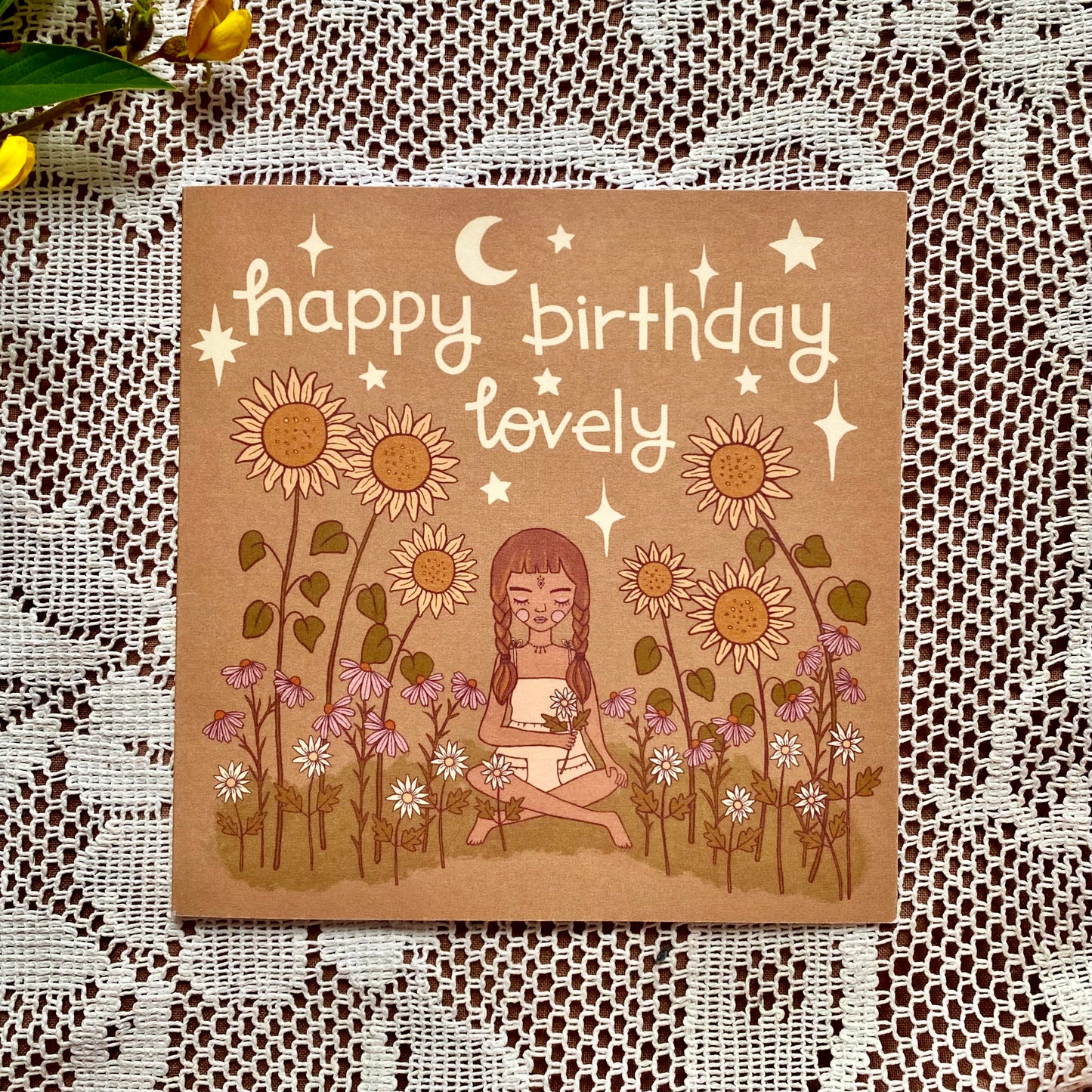 Happy birthday (updated version) lovely sunflower - blank card
