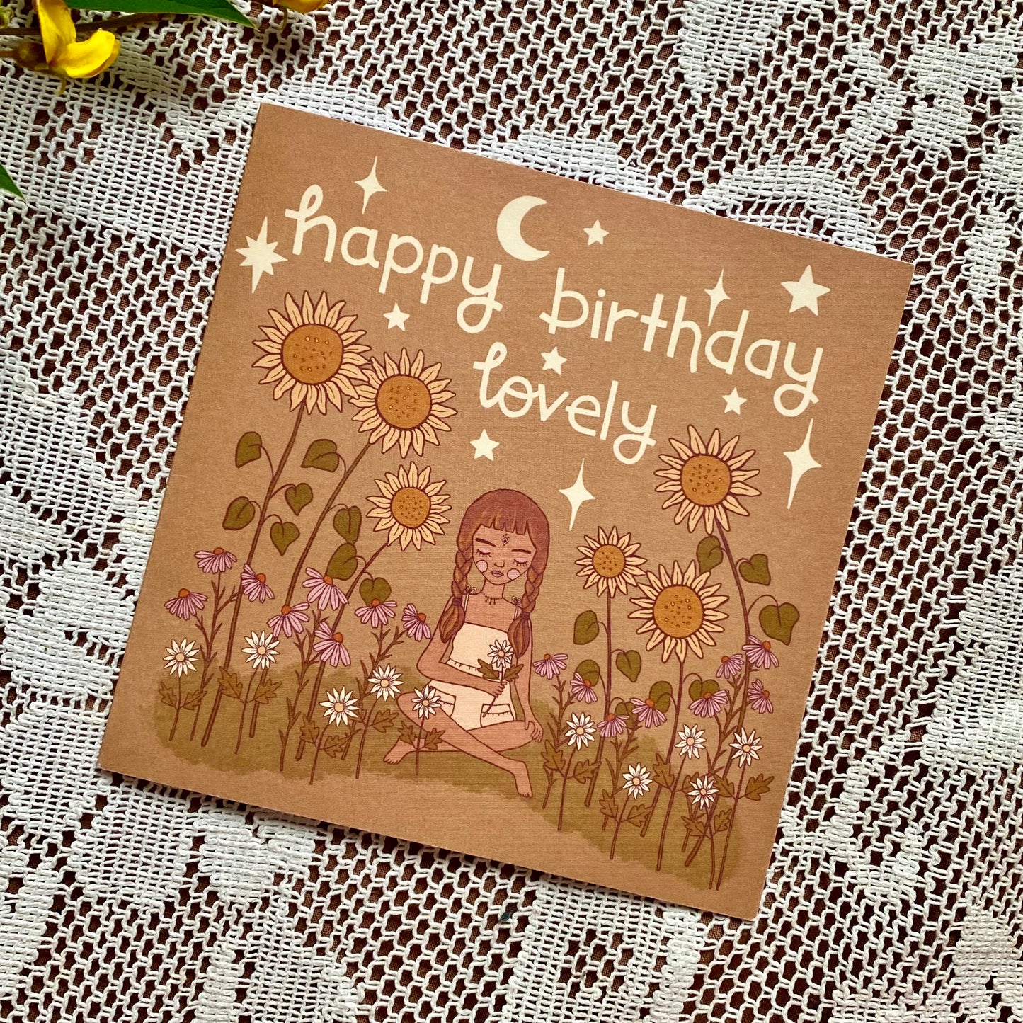 Happy birthday (updated version) lovely sunflower - blank card